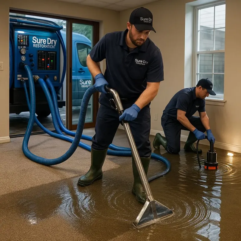 Water Extraction and Removal process in Bracey, VA